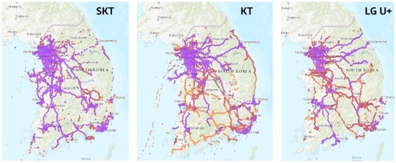 Velocidad de internet en Corea del Sur: mapas de cobertura