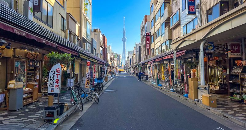 Qué ver en Tokio: calle Kappabashi