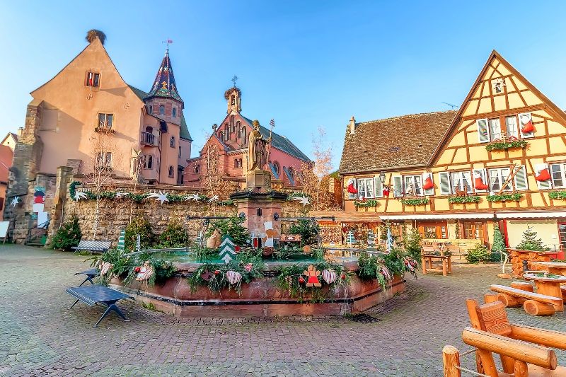 Fechas de los mercados navideños de Alsacia: Mercadillos de Eguisheim 