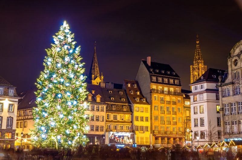 Mercados de Navidad en Estrasburgo: mercado de Plaza Kléber