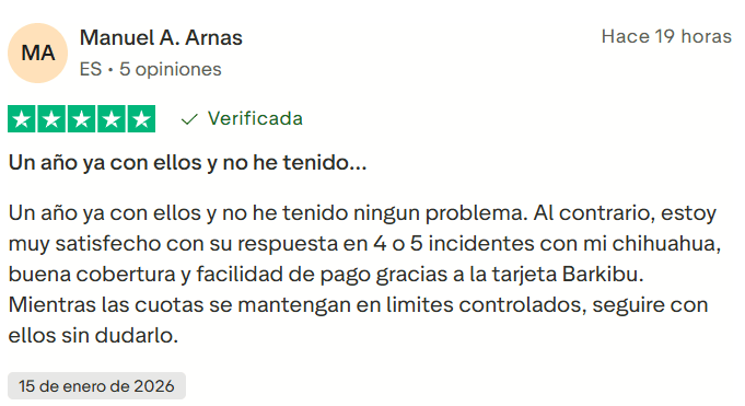 ▷ Barkibu opiniones en 2026: ¿es el mejor seguro para mascotas si vas a viajar con ellas? 4 Opiniones de Barkibu positivas y recientes