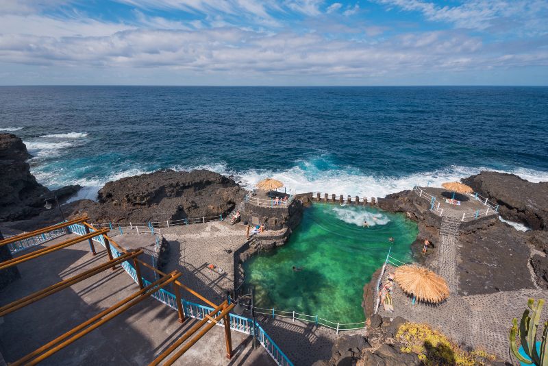 Charco Azul, de las piscinas naturales que ver en La Palma más espectaculares