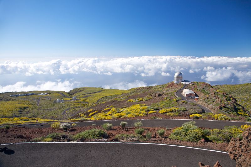 Qué ver en La Palma con niños: contemplar el mar de nubes desde el Roque de Los Muchachos