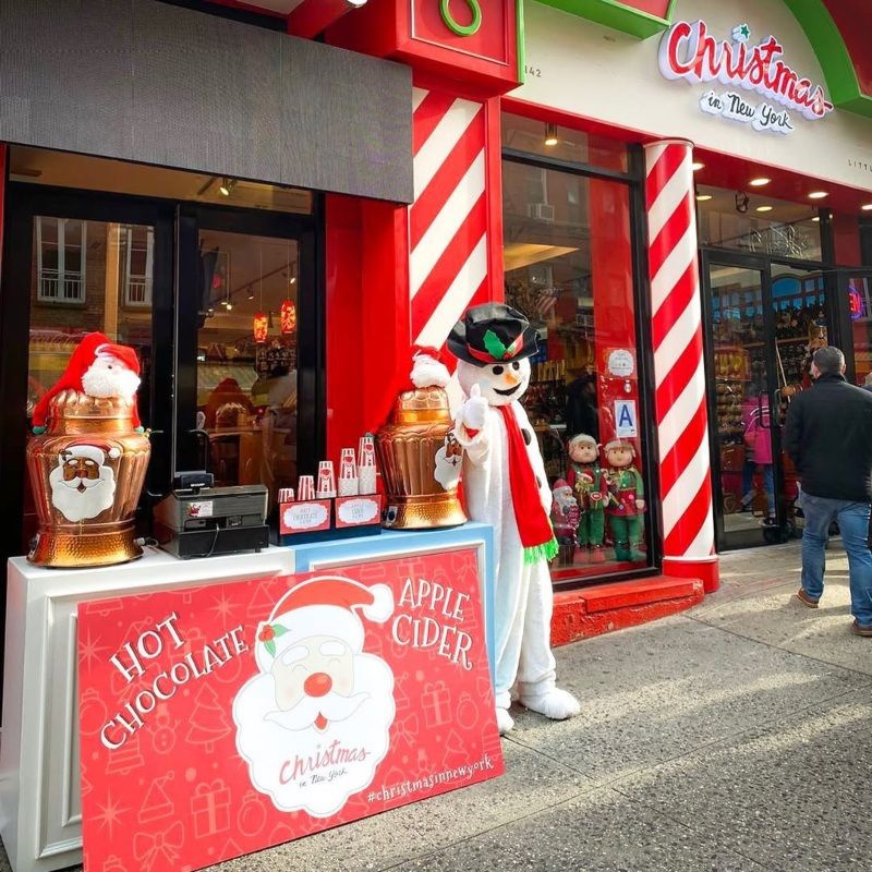 Dónde comprar adornos en Nueva York en Navidad