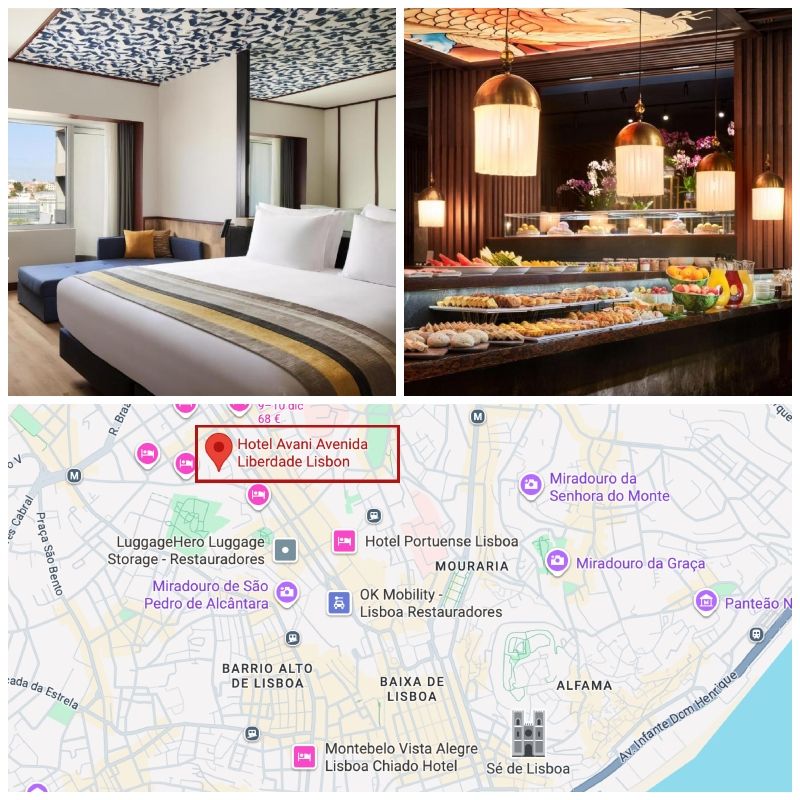 Dónde alojarse en Lisboa: Avani Avenida Liberdade