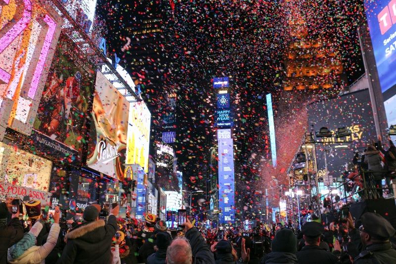 Qué hacer en Nueva York en Navidad: celebrar la Nochevieja en Times Square