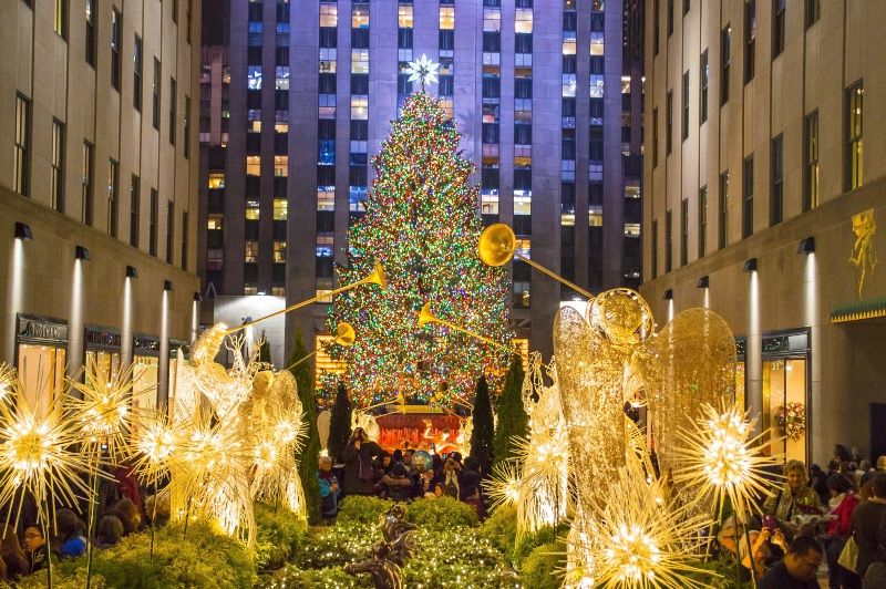 Qué ver en Nueva York en Navidad: encendido del árbol del Rockefeller Center