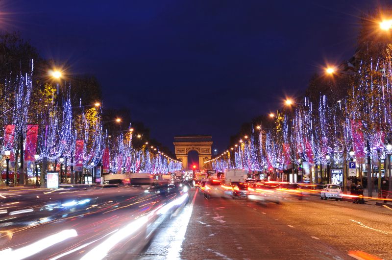 Qué ver en París en Navidad: Los Campos Elíseos y el Arco del Triunfo