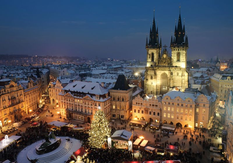 Qué ver en Praga en Navidad: las vistas desde la Torre del Ayuntamiento