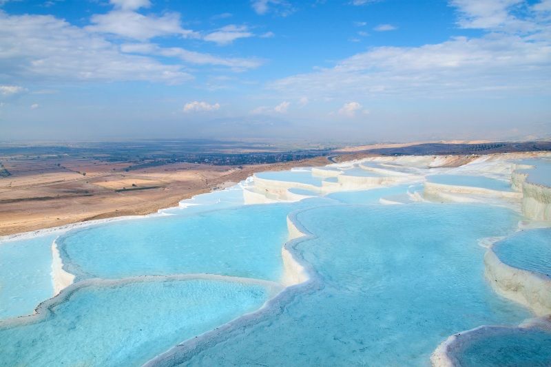 Dónde viajar en noviembre por Europa: Turquia (terrazas de Pamukkale)