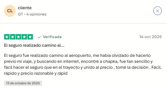 ▷ Descuento Chapka 2025 ⚠️ Cómo conseguir del 7% al 15% de ahorro en tu seguro de viaje (SIN código) 6 Opiniones Seguros Chapka