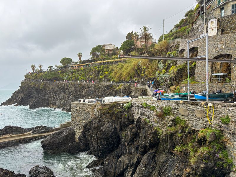 Qué ver en Manarola: playa o puerto de Manarola