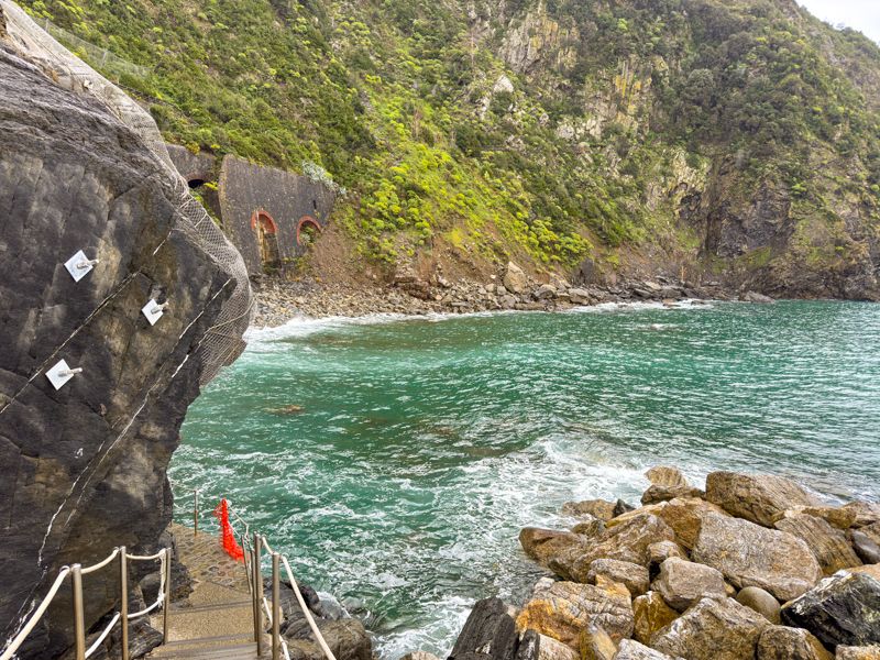 Qué ver en Riomaggiore: playa de Riomaggiore