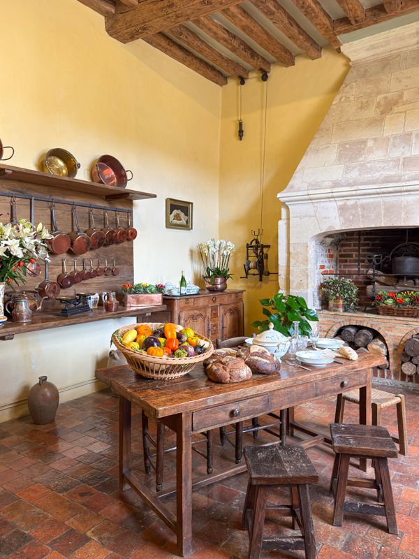 Qué ver en el Valle del Loira: interior del castillo de Villandry 