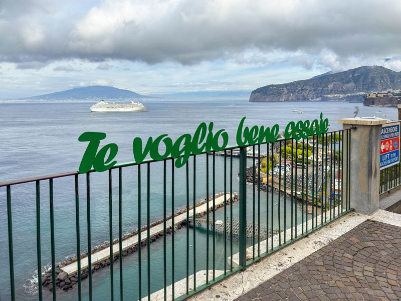 Qué ver en Sorrento: Mirador de Piazza Franceso Saverio Gargiulo