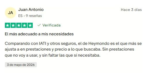 ▷ ¿Cuáles son los MEJORES seguros de viaje en 2026? Comparativa real de precios, coberturas y letra pequeña 7 Opinión de Heymondo 2026