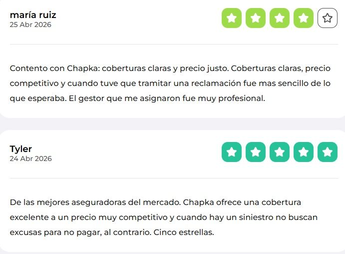 ▷ Chapka Seguros opiniones 2026 ⚠️ Reviews REALES sobre este seguro de viaje + nuestra opinión 17 Chapka Seguros opiniones en Roams