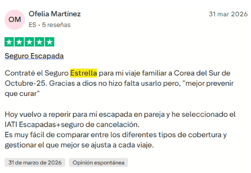 ▷ IATI Seguros opiniones 2026 ⚠️ Pros, contras y nuestra experiencia REAL con este seguro de viaje 11 IATI seguros opiniones IATI Estrella