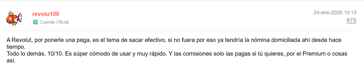 ▷ Revolut opiniones en 2026 ⚠️ ¿Es la mejor tarjeta para viajar? 34 Tarjeta Revolut opiniones en Forocoches