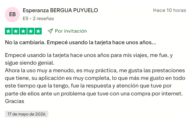 ▷ Revolut opiniones en 2026 ⚠️ ¿Es la mejor tarjeta para viajar? 4 Tarjeta Revolut opiniones positivas