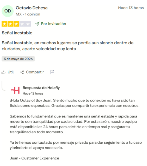 ▷ Holafly opiniones en 2026: ¿merece la pena esta eSIM para viajar? ⚠️ Nuestra experiencia personal 8 eSIM Holafly opiniones: reseña de valoración intermedia en Trustpilot