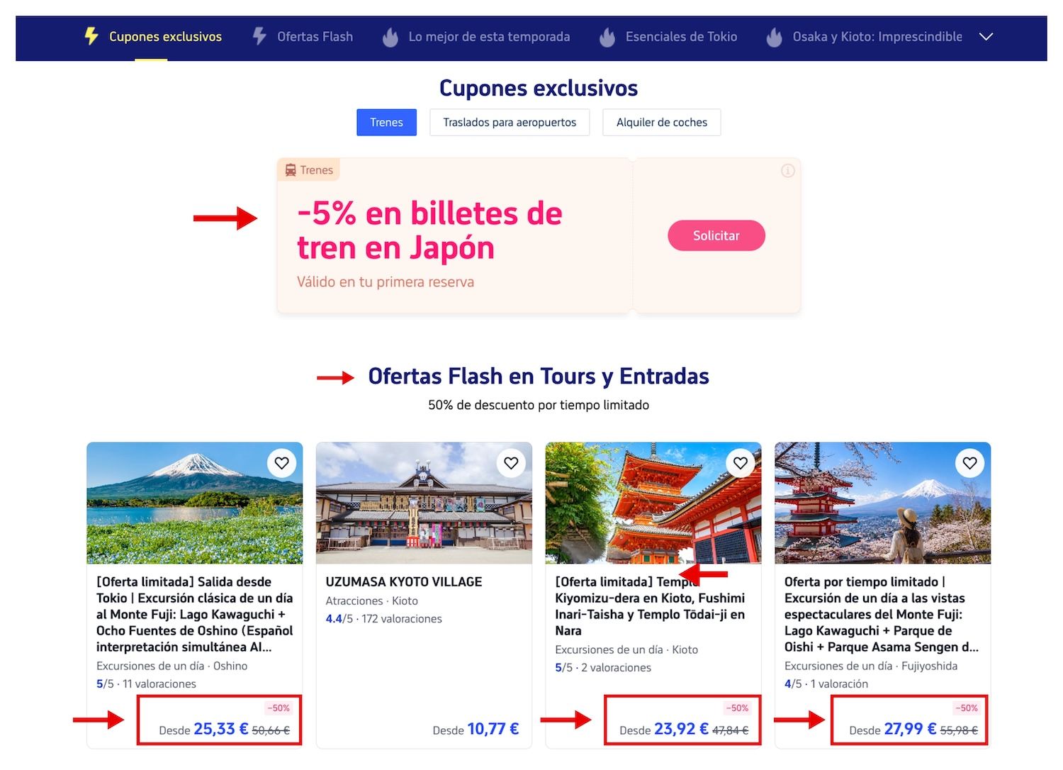 ▷ Descuento Trip del 5% al 70% ⚠️ Todos los códigos de descuento Trip activos AQUÍ 4 Descuento Trip.com por ser lector/a de Comiviajeros