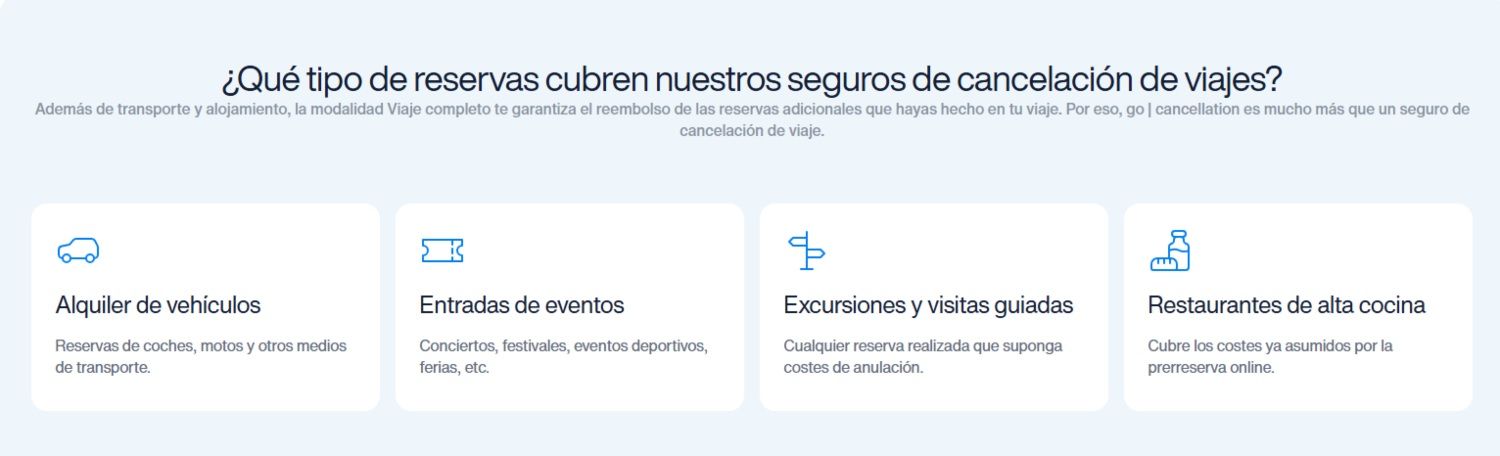 ▷ Seguro de cancelación de viaje por guerra: qué cubre, qué no y cuál elegir 8 Seguro de cancelación de viaje por guerra: qué incluye el seguro de viaje Intermundial