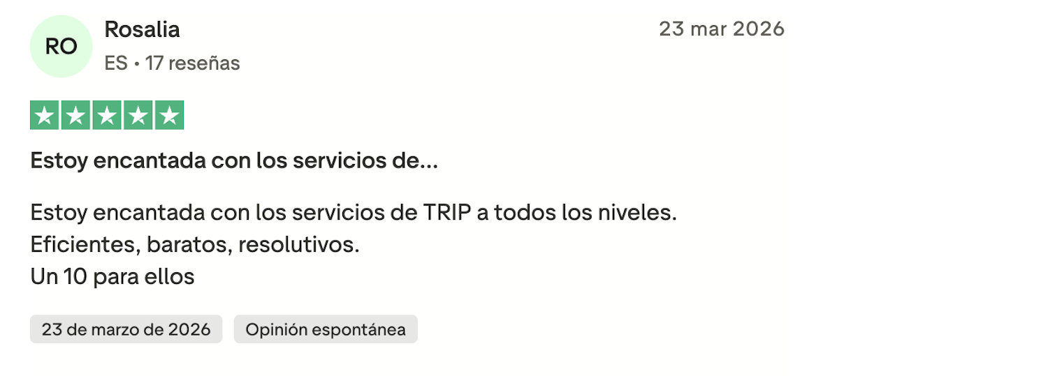 ▷ Trip opiniones 2026: ¿Merece la pena esta web para reservar vuelos, trenes, alojamientos y actividades? ⚠️ Nuestra experiencia real 23 Trip opiniones