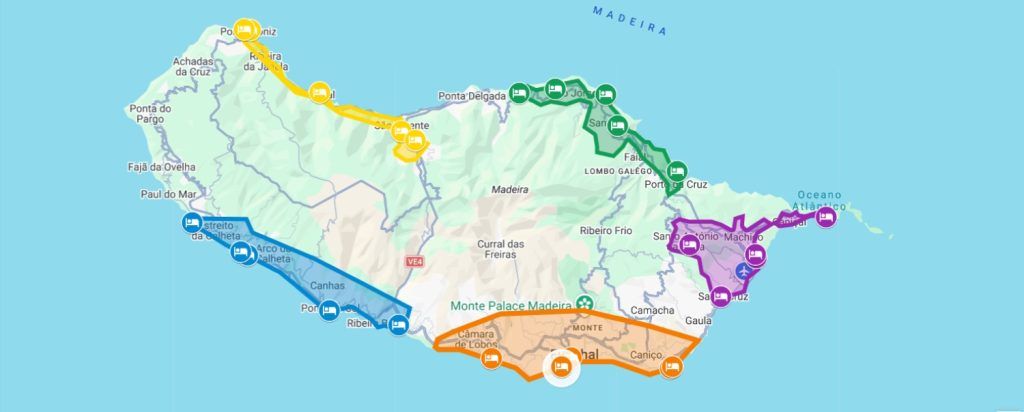 ▷ Dónde alojarse en Madeira: MEJORES zonas y hoteles + mapa 1 Dónde alojarse en Madeira: mejores zonas y hoteles