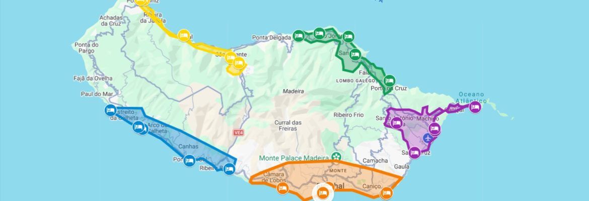 ▷ Dónde alojarse en Madeira: MEJORES zonas y hoteles + mapa